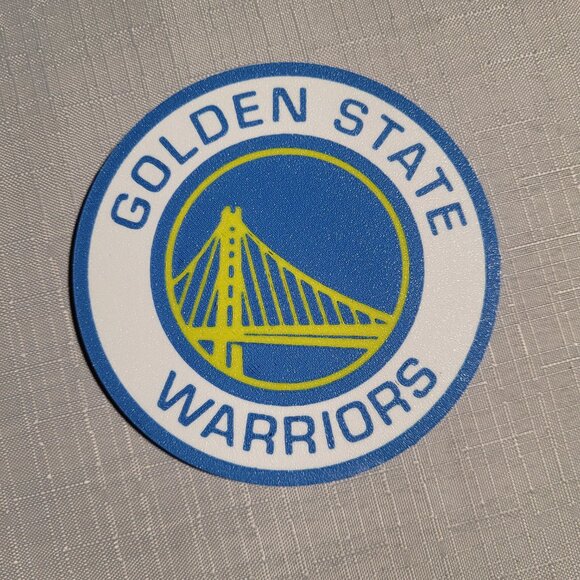 Golden State Warriors Coaster Set - 3D Printed - (Set of 4) - Picture 3 of 4